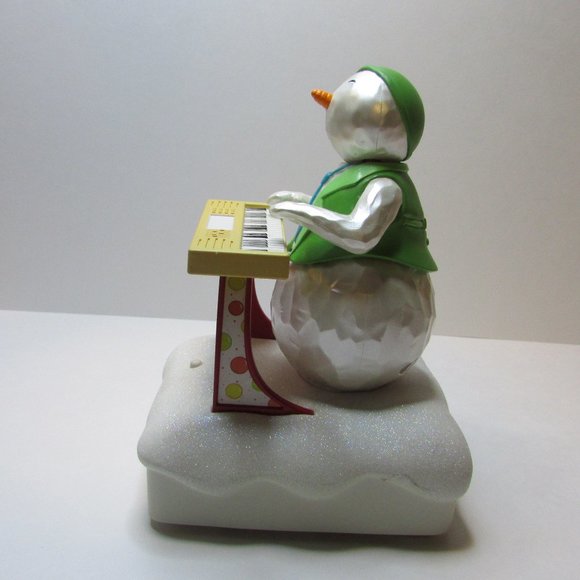 Hallmark wireless snowman band keyboard Ken figure Christmas winter decor - Picture 5 of 7